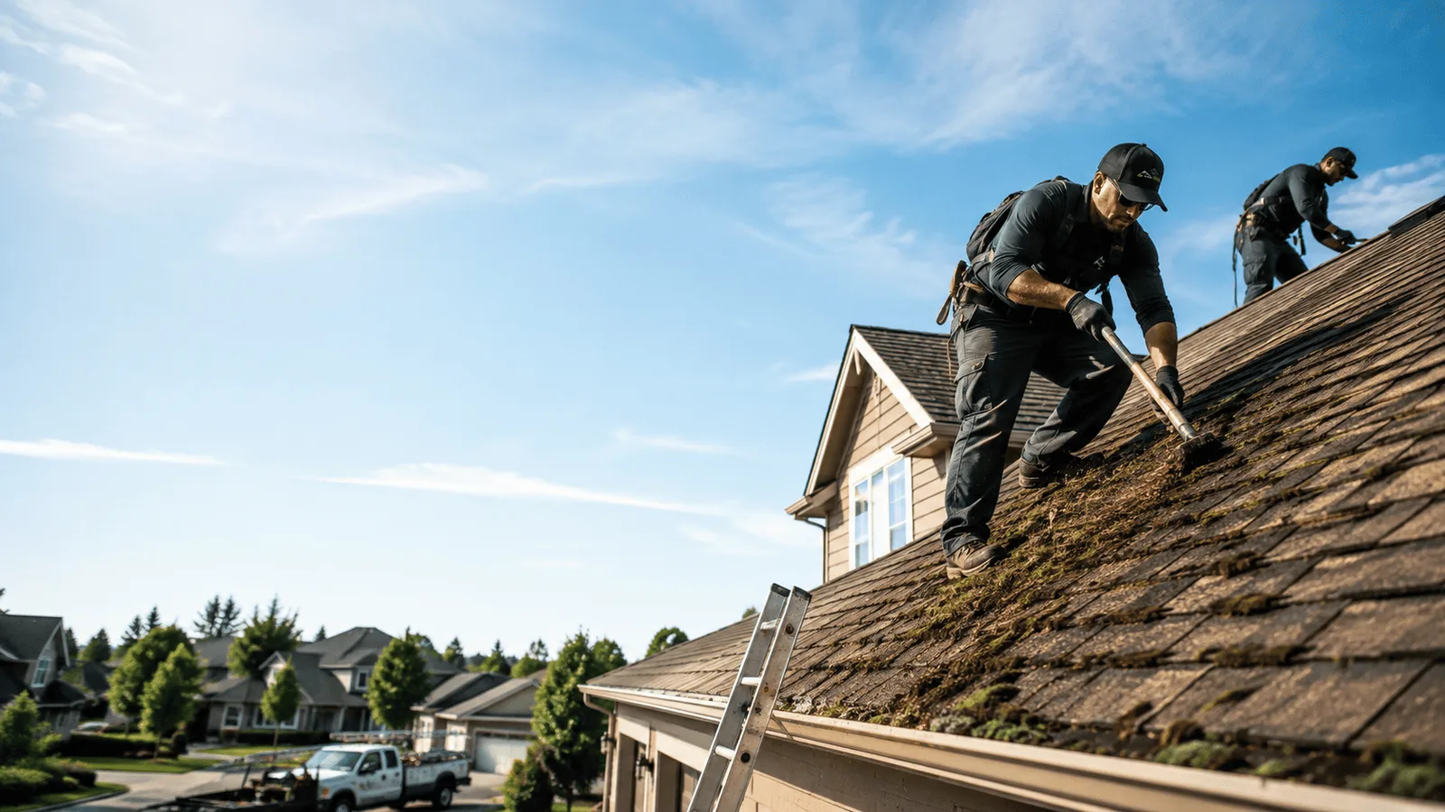 Roof Moss Removal in Roann, IN near me